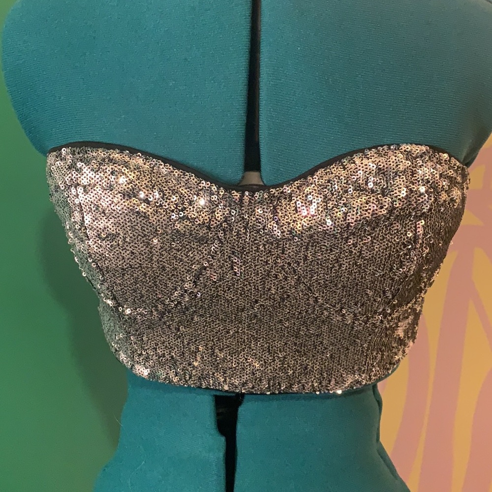 Bandeau Sequin Party Top!